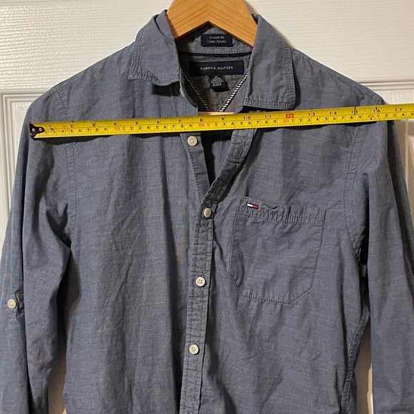 Men’s XS Tommy Hilfiger button down dress shirt - Picture 3 of 4
